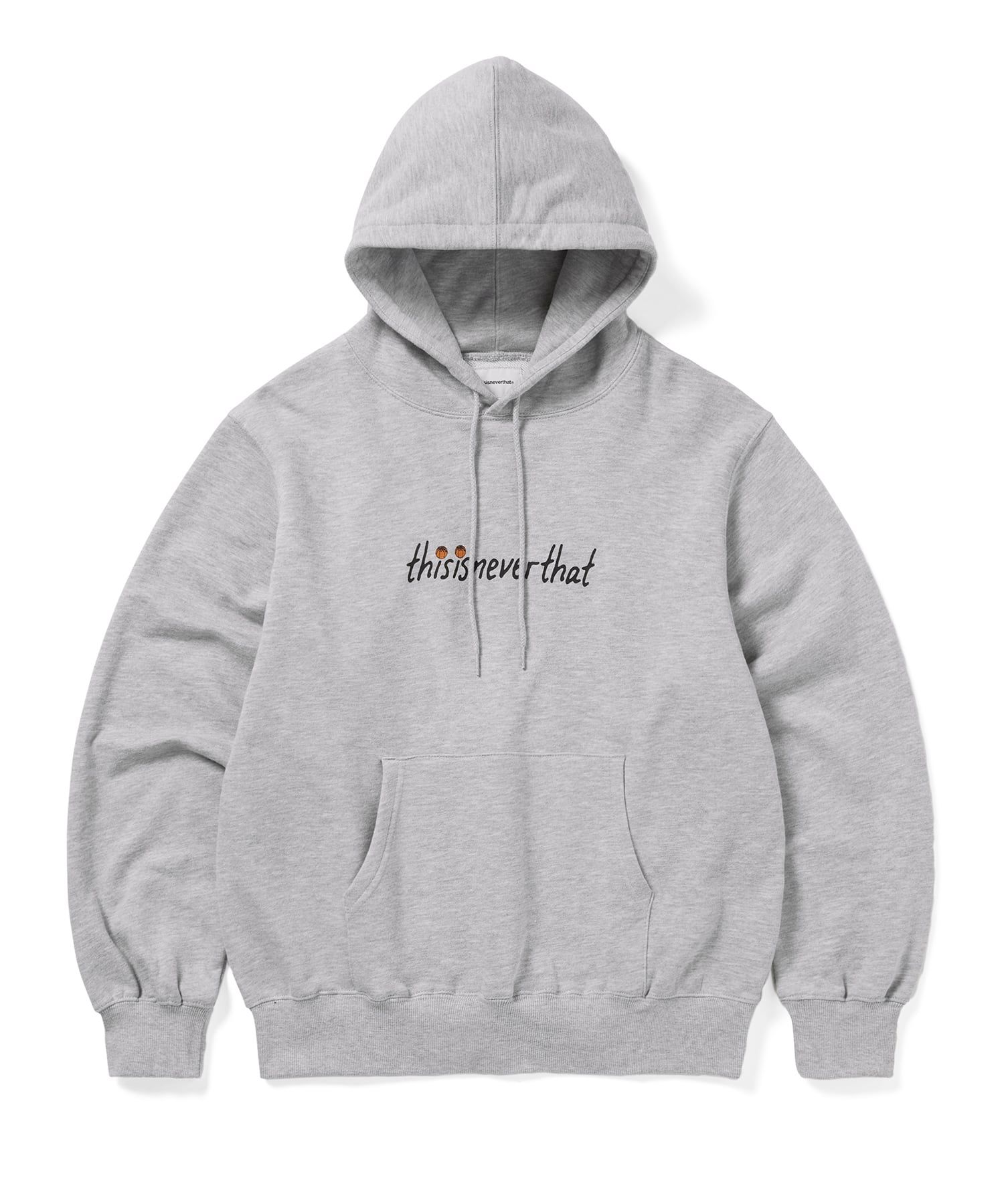 【THISISNEVERTHAT】Dunk Hoop Hoodie Heather Grey MUSINSA | thisisneverthat® Dunk Hoop Hoodie Heather Grey