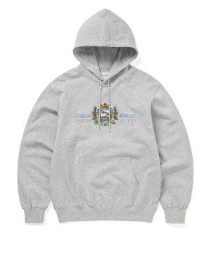 Crest Hoodie Heather Grey