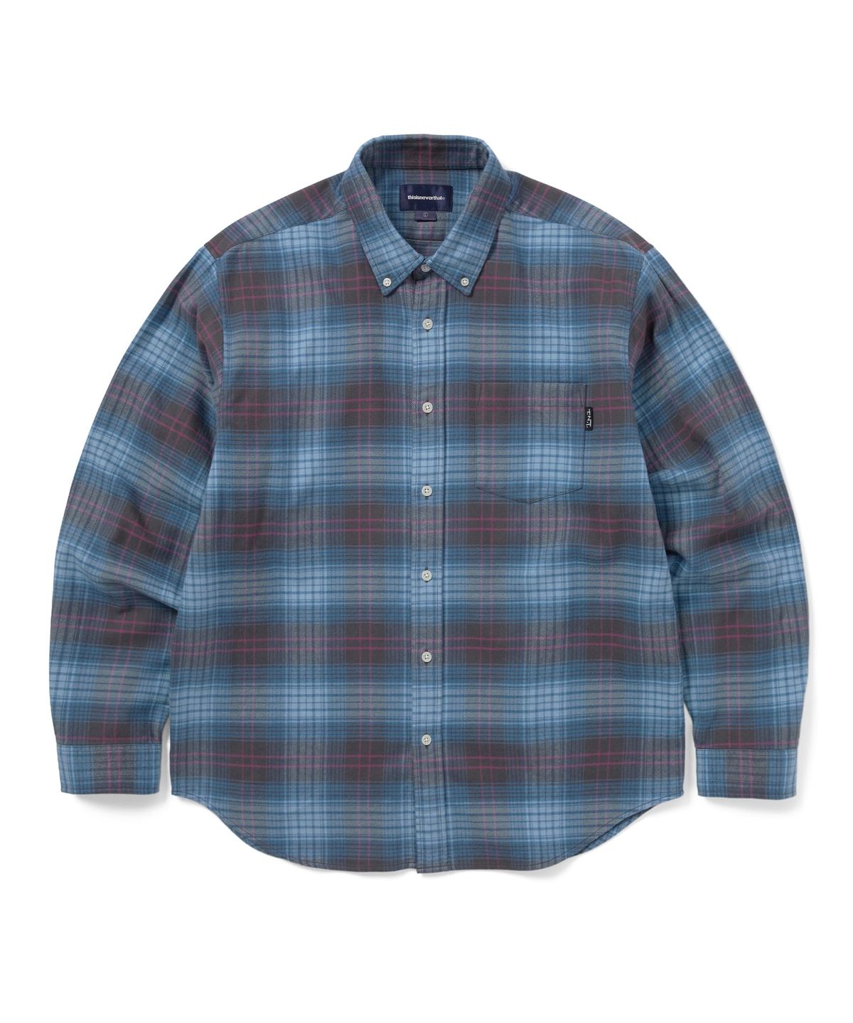 디스이즈네버댓(THISISNEVERTHAT) Flannel Check Shirt Blue