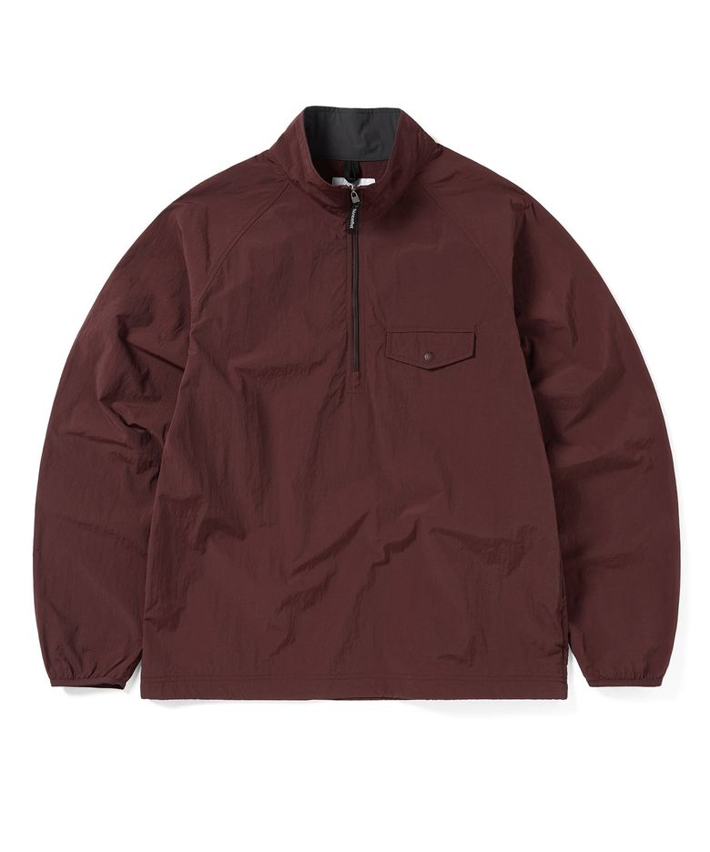 Half Zip Sports Pullover Burgundy