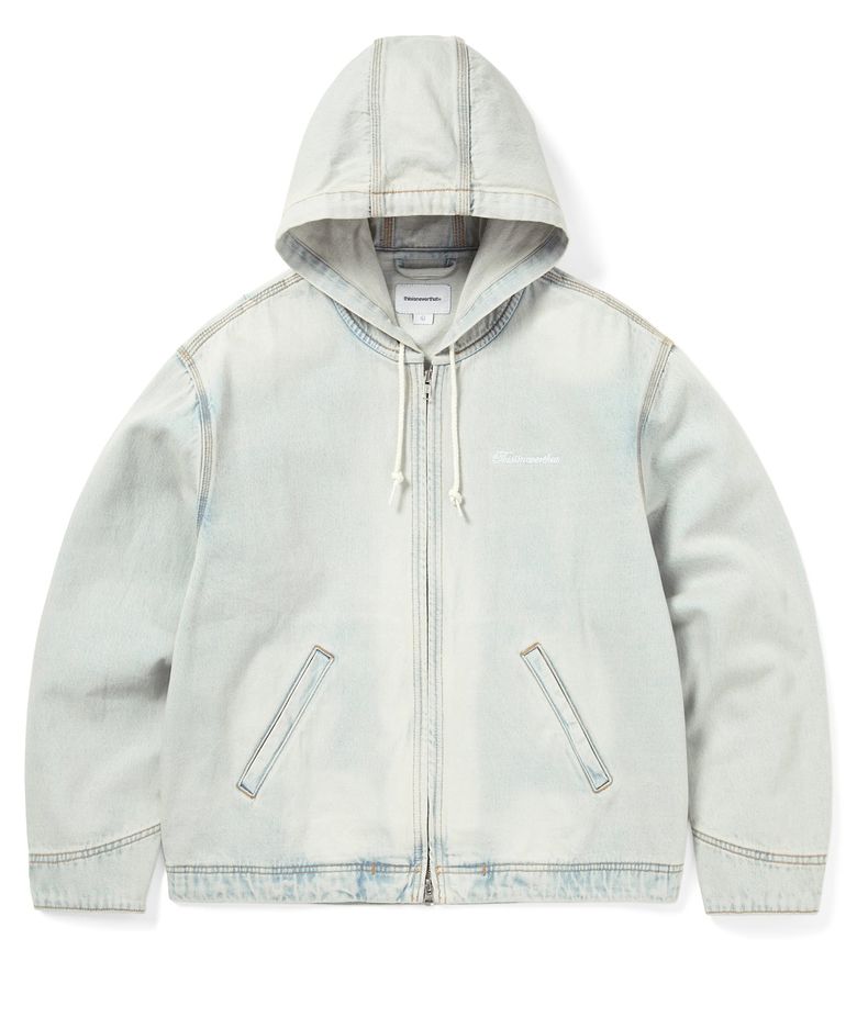 Washed Carpenter Jacket Ice