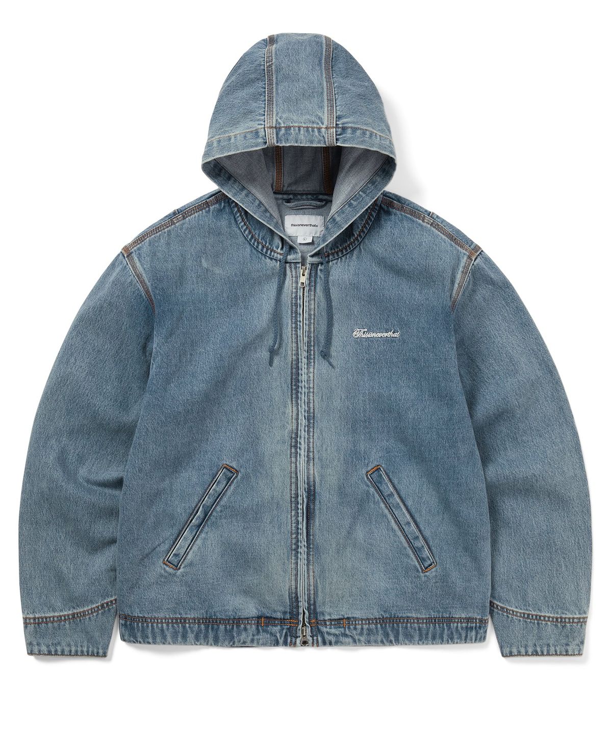 디스이즈네버댓(THISISNEVERTHAT) Washed Carpenter Jacket Washed Blue