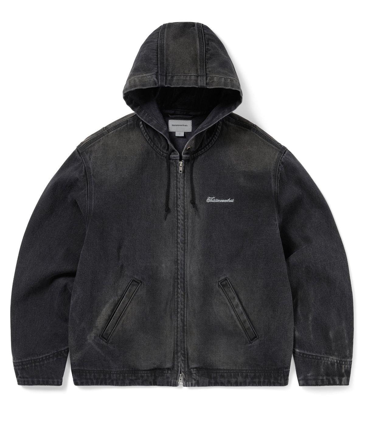 디스이즈네버댓(THISISNEVERTHAT) Washed Carpenter Jacket Black