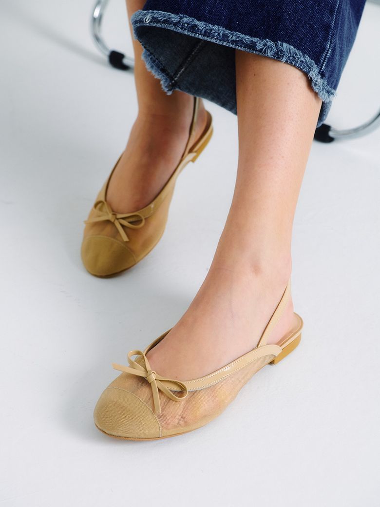 Mesh Ribbon Slingback_2 Colors