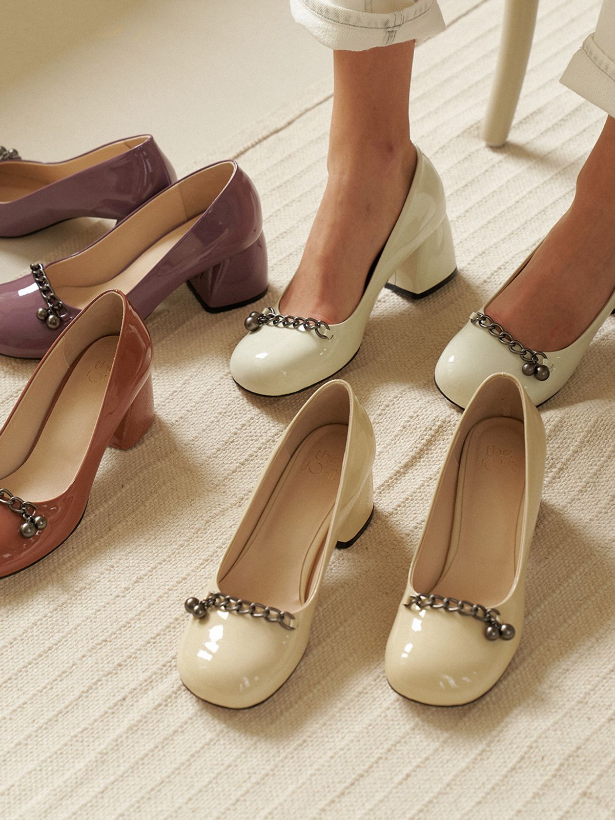 더조히(THE JOHI) Vanessa Patent Pumps_6 COLORS