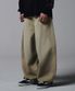 Extra Wide Balloon Pants - Beige