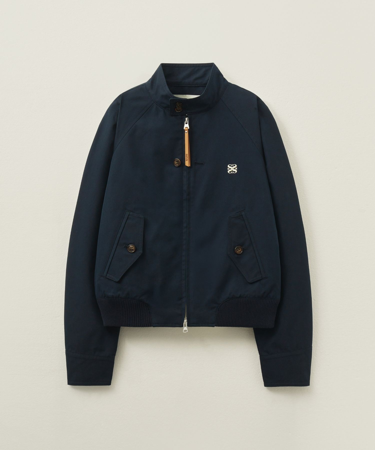 MUSINSA公式 | SATUR (W) Lecce Cotton Harrington Jacket Classic Navy