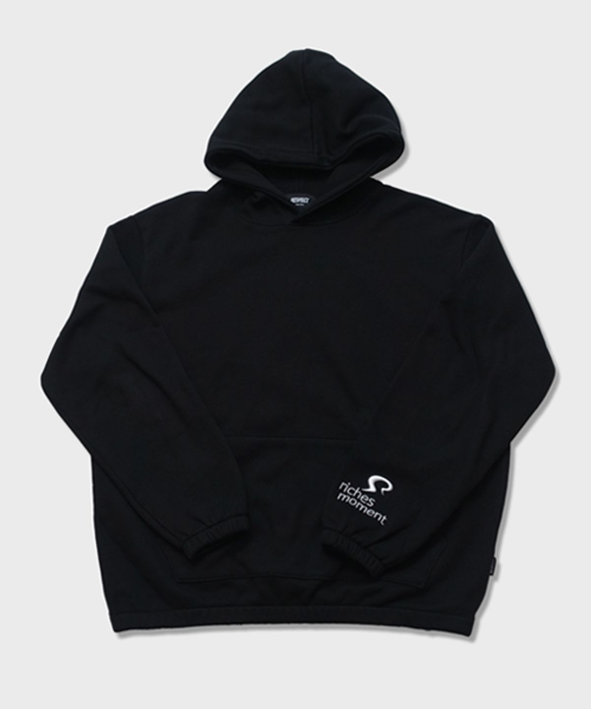 리스펙트(RESPECT) riches moment hoodie (black)