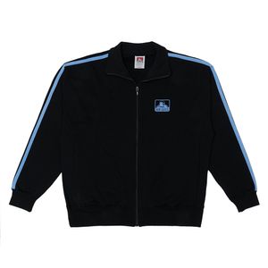 스웨트 트랙 자켓 블랙 X 블루