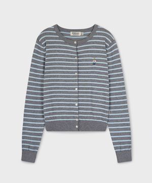 Steve Stripe Cardigan / WHCKG2332F