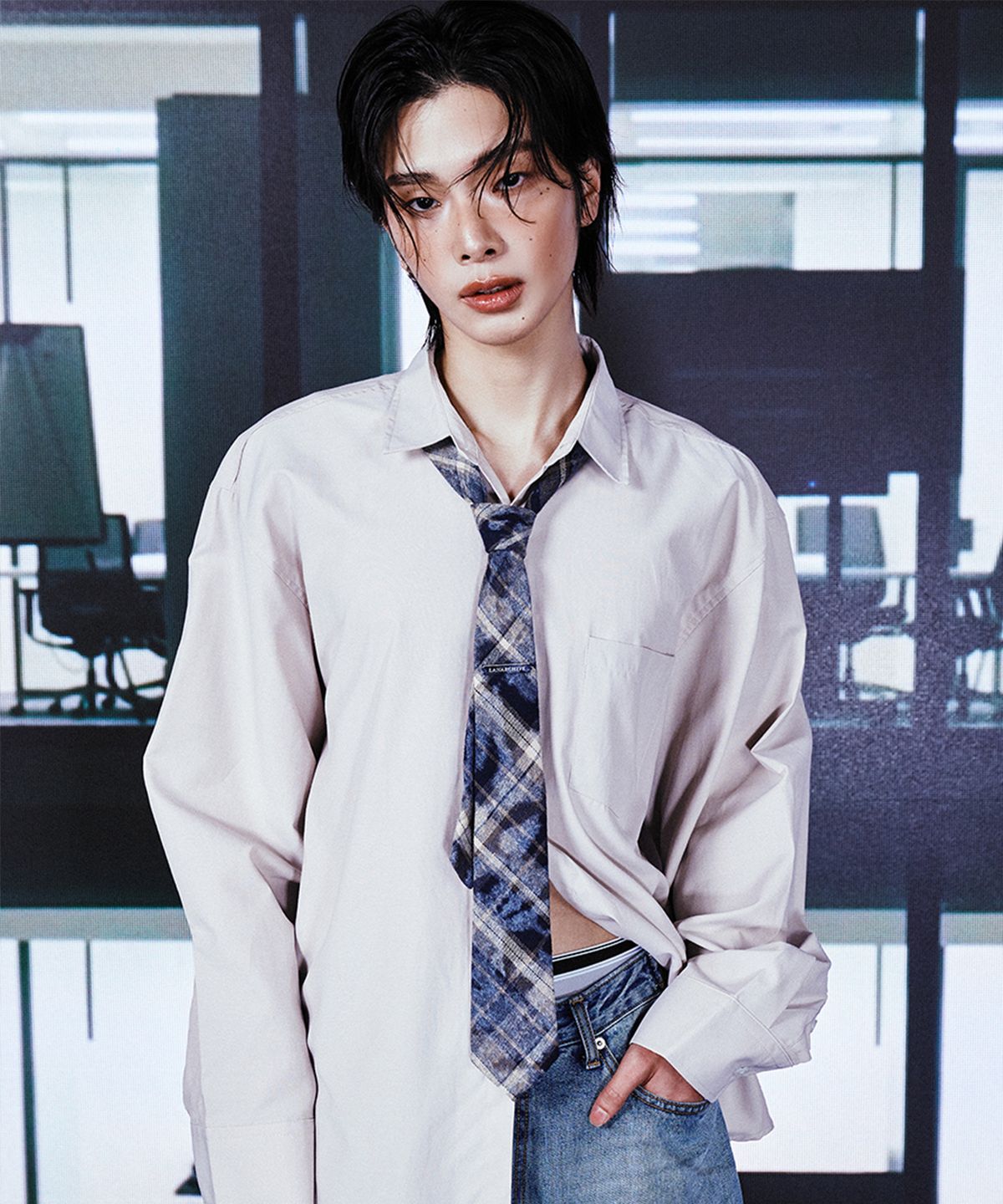 랜 아카이브(LANARCHIVE) [3030] 팀버 체크 타이