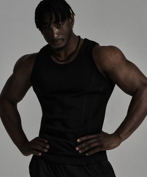 심볼자수 골지 나시