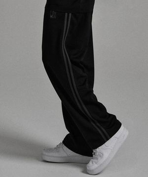 라인 메쉬 트랙 팬츠