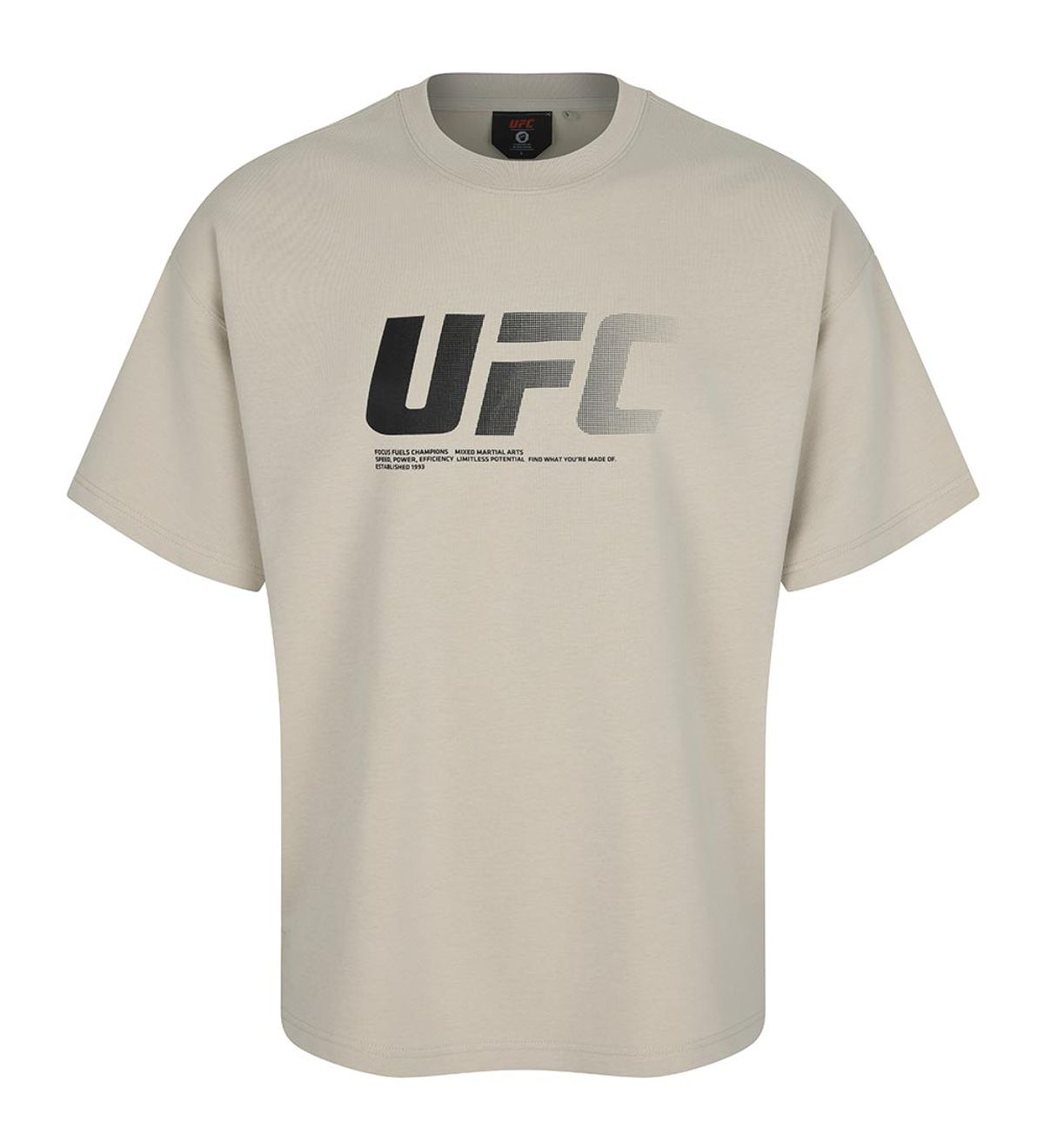 유에프씨 스포츠(UFC SPORT) UFC 제로 100 오버핏 반팔 티셔츠 라이트올리브 U4SSW2312LL