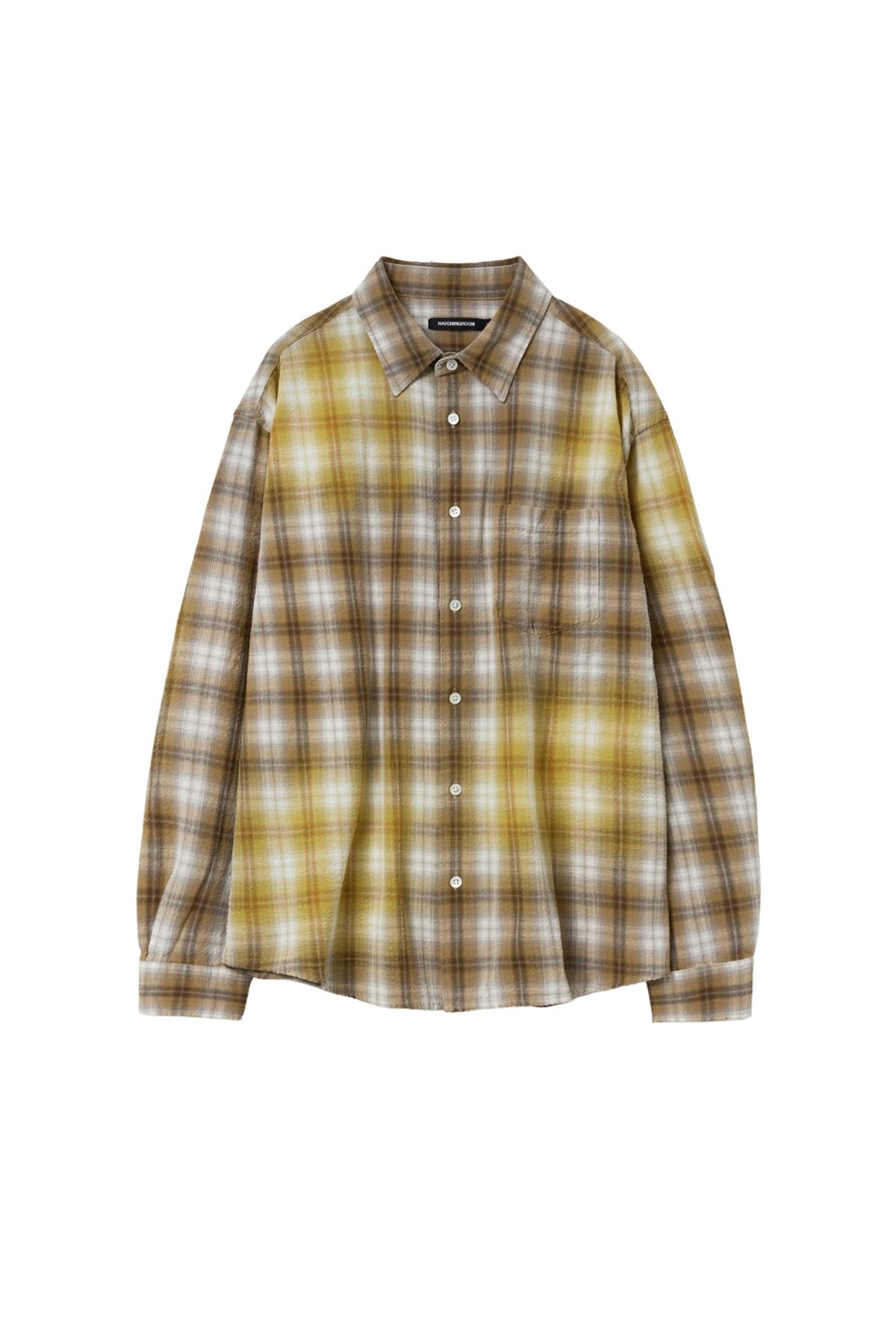 해칭룸(HATCHINGROOM) Dis Shirt Ombre Yellow