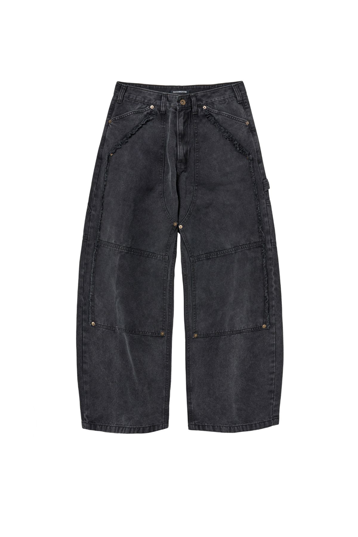 해칭룸(HATCHINGROOM) VTG Double knee Pants Charcoal
