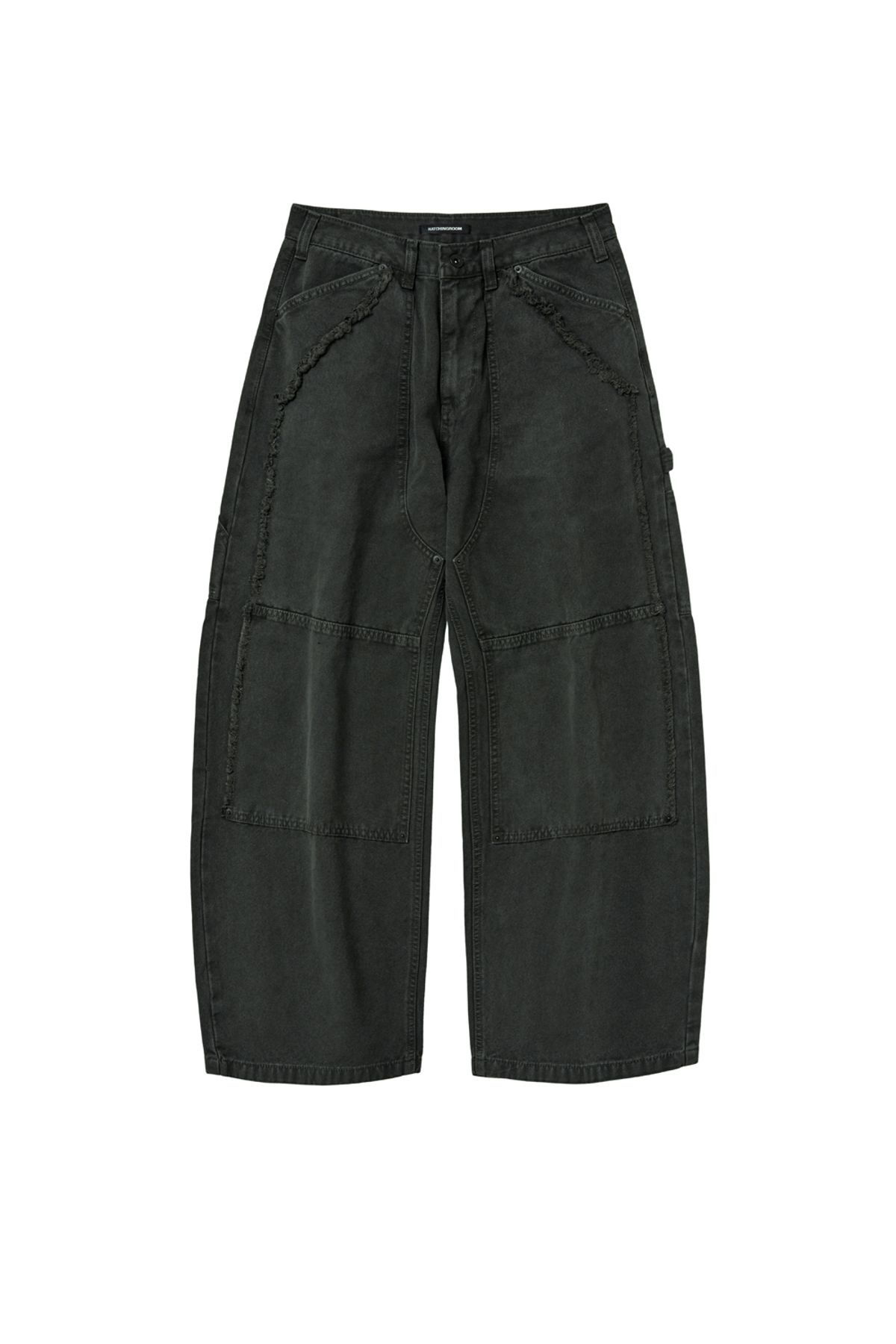 해칭룸(HATCHINGROOM) VTG Double knee Pants Khaki