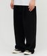 원턱 와이드 스웨트 팬츠_블랙