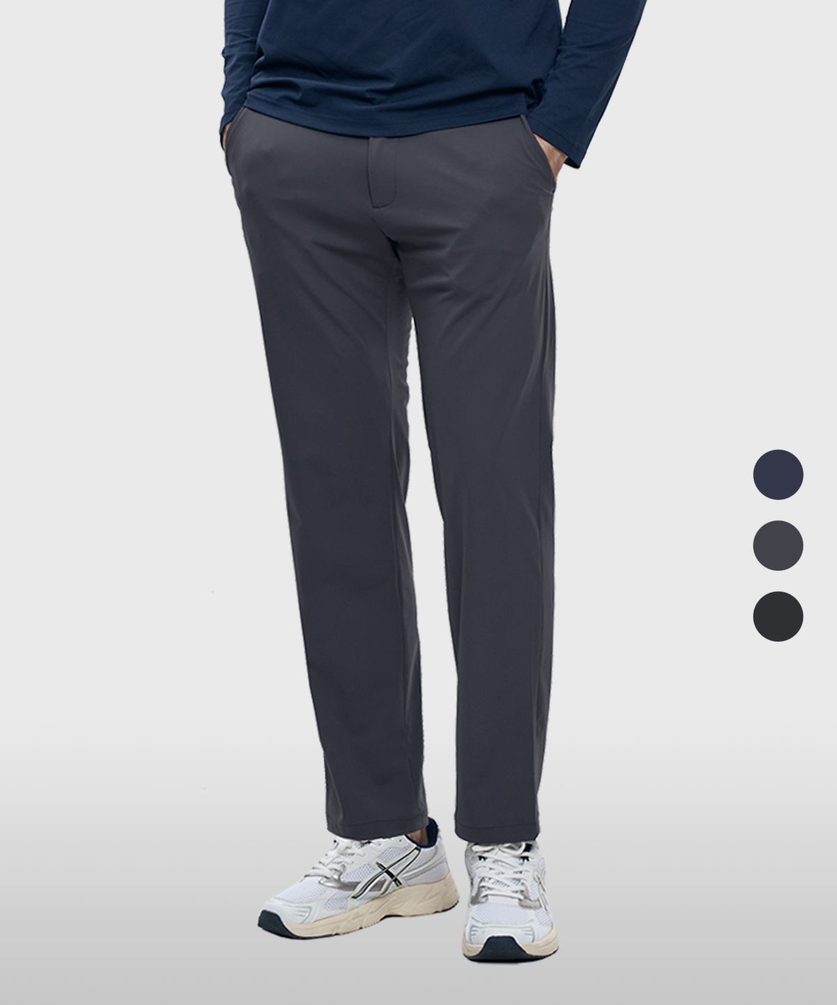 이지바이(EZBUY) 탄성이 절로 남성 하프 밴딩 슬랙스 팬츠 3 Colors