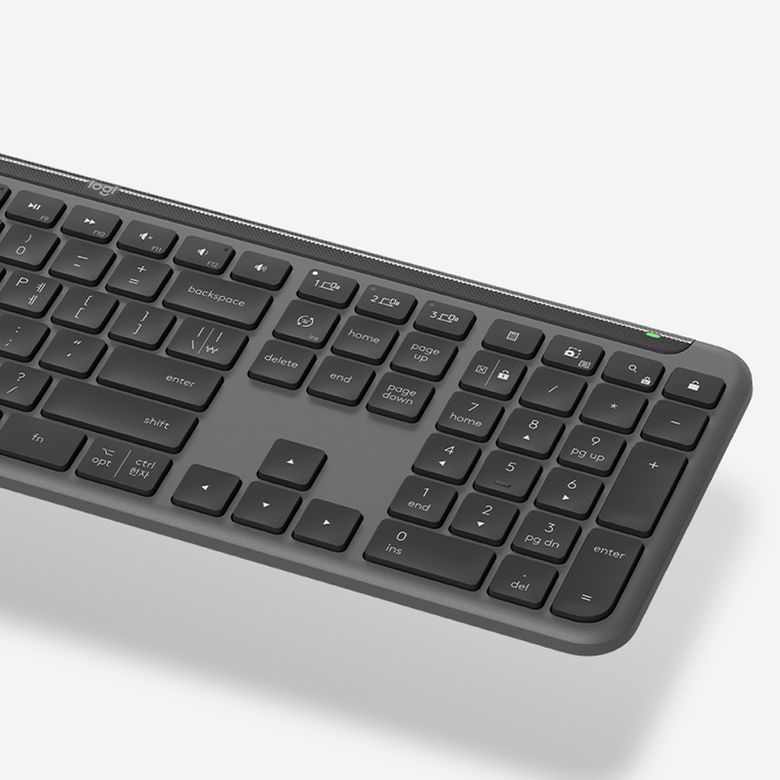 로지텍코리아 공식 시그니처 K950 슬림 무선 블루투스 키보드