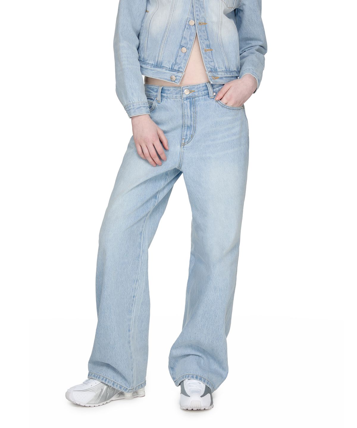썬번프로젝트(SUNBURNPROJECT) Low-Rise Denim Pants, LIGHT BLUE