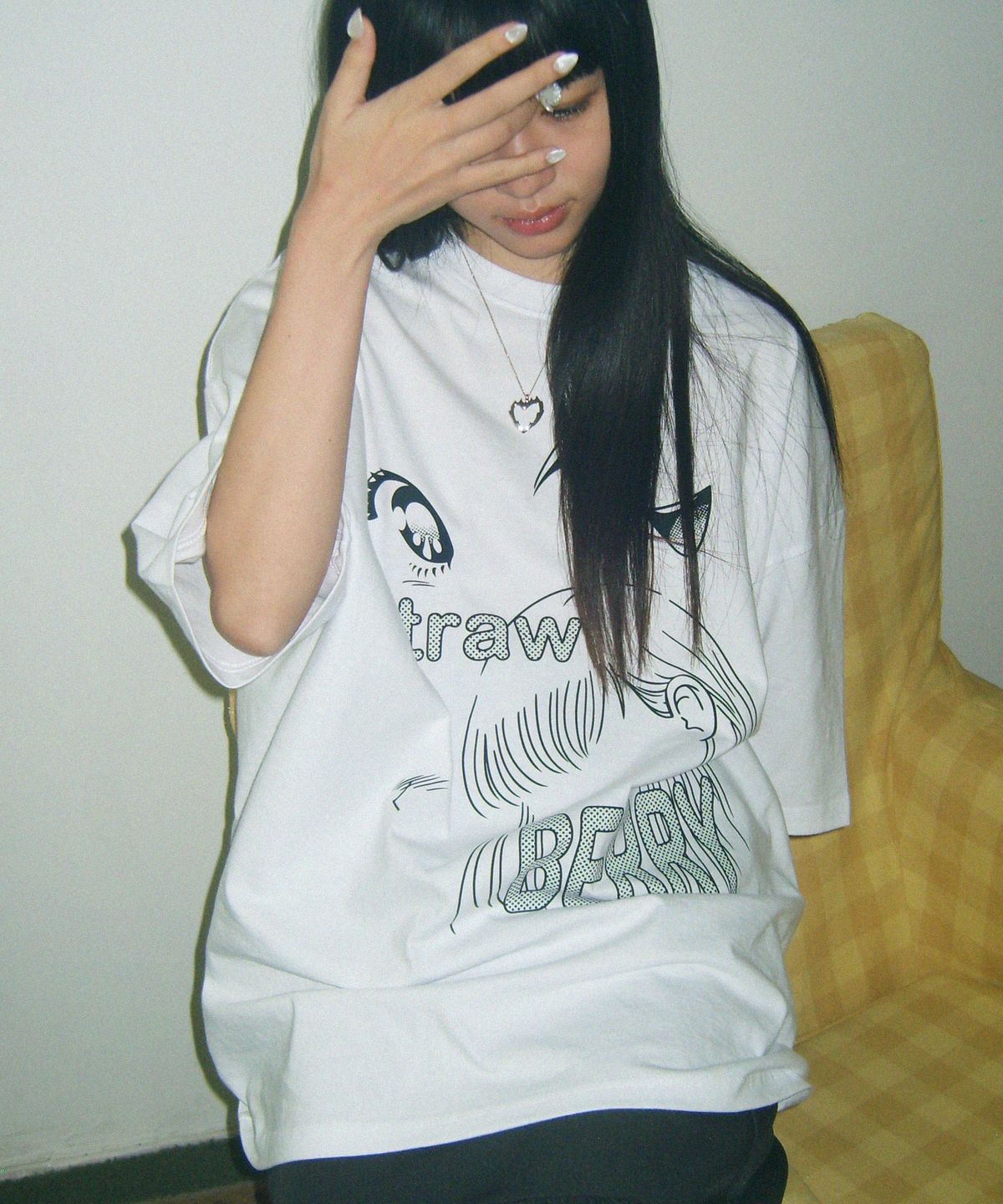 원더비지터(WONDERVISITOR) Decomposition Overfit T-shirt [White]