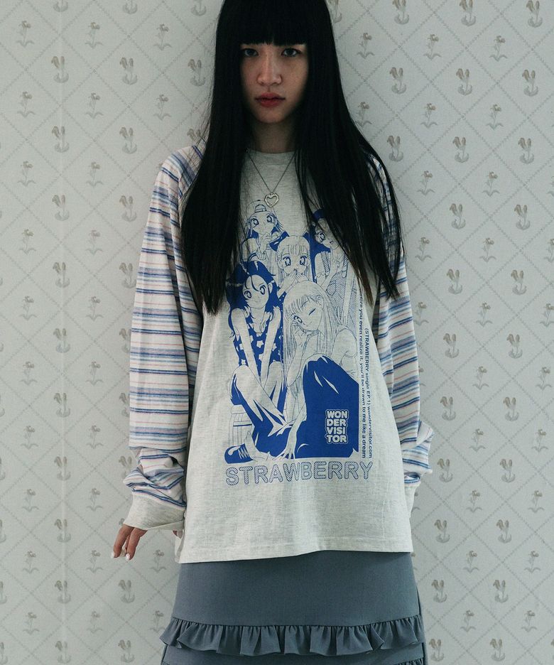Strawberry EP1 Raglan LS-T [Oatmeal]