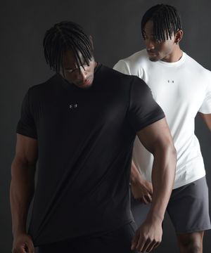 [2PACK] 머슬핏 퀵드라이 로고 숏 슬리브  (2COLOR)