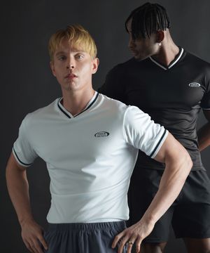 [2PACK] 머슬핏 퀵드라이 유니폼 숏 슬리브 (2COLOR)