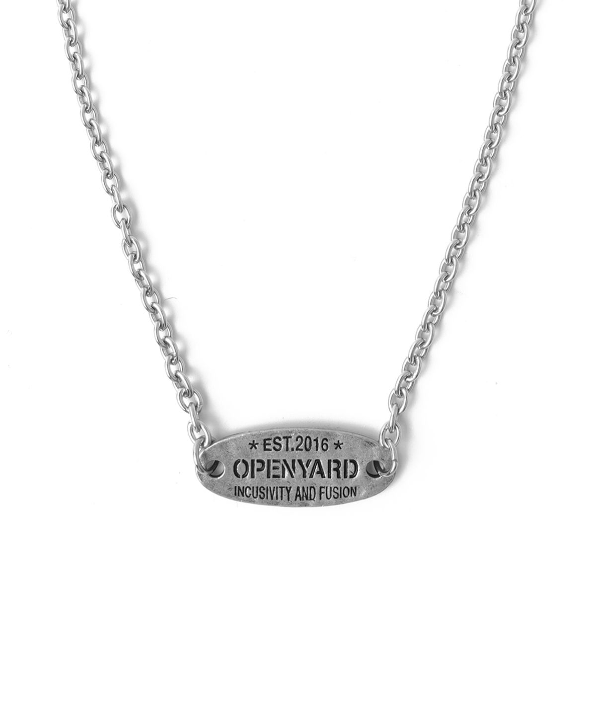오픈야드(오와이)(OPENYARD(OY)) NAME TAG NECKLACE