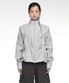 PINTUCK WIND BREAKER (UNISEX) LIGHT GRAY