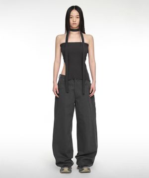 EXPOSURE POCKET PANTS (UNISEX) CHARCOAL