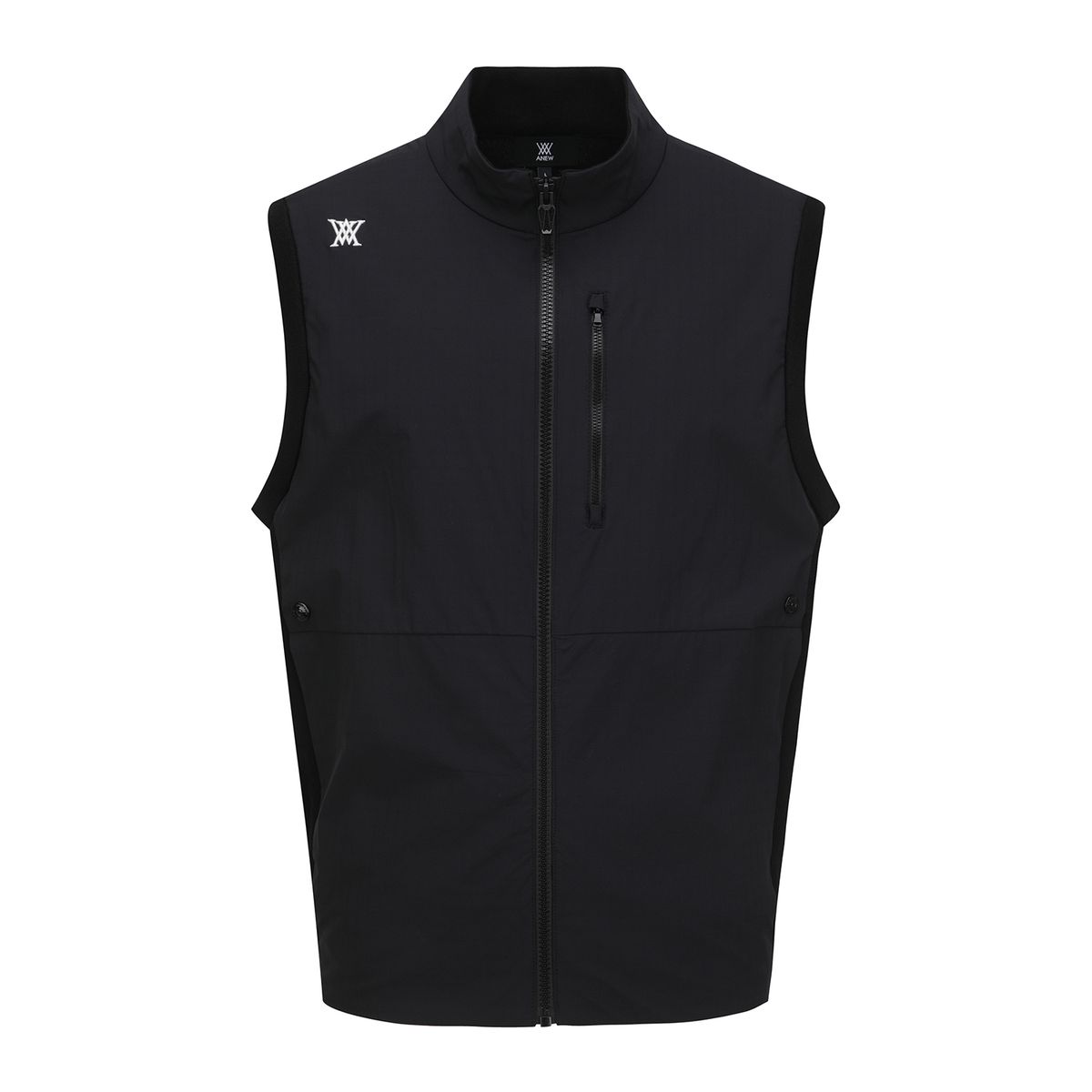 어뉴골프(ANEW GOLF) MEN SP HYBRID KNIT VEST_BK