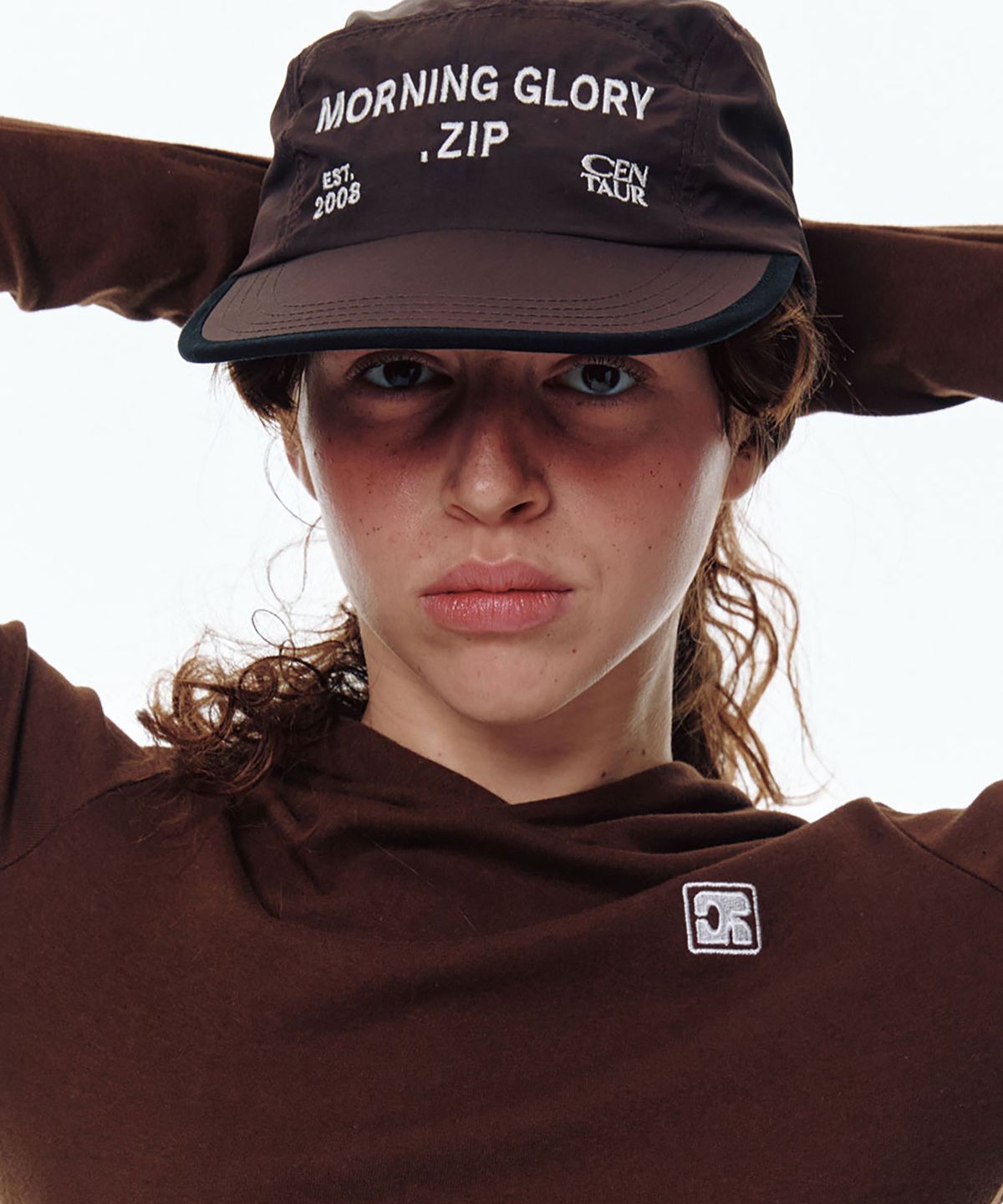 센토르(CENTAUR.KR) MORNING GLORY NYLON CAMP CAP_BROWN