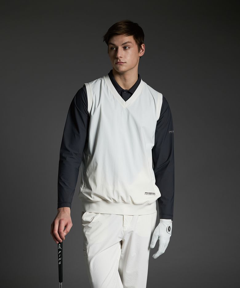 HIDDEN POCKET VEST WHITE