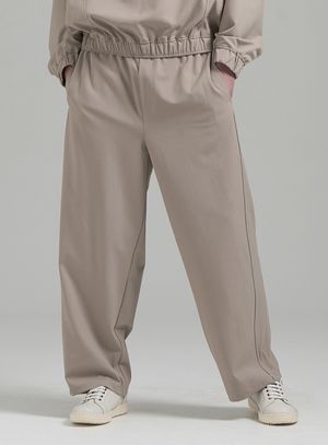 [M~3XL] 와이드 절개라인 밴딩 팬츠_4칼라