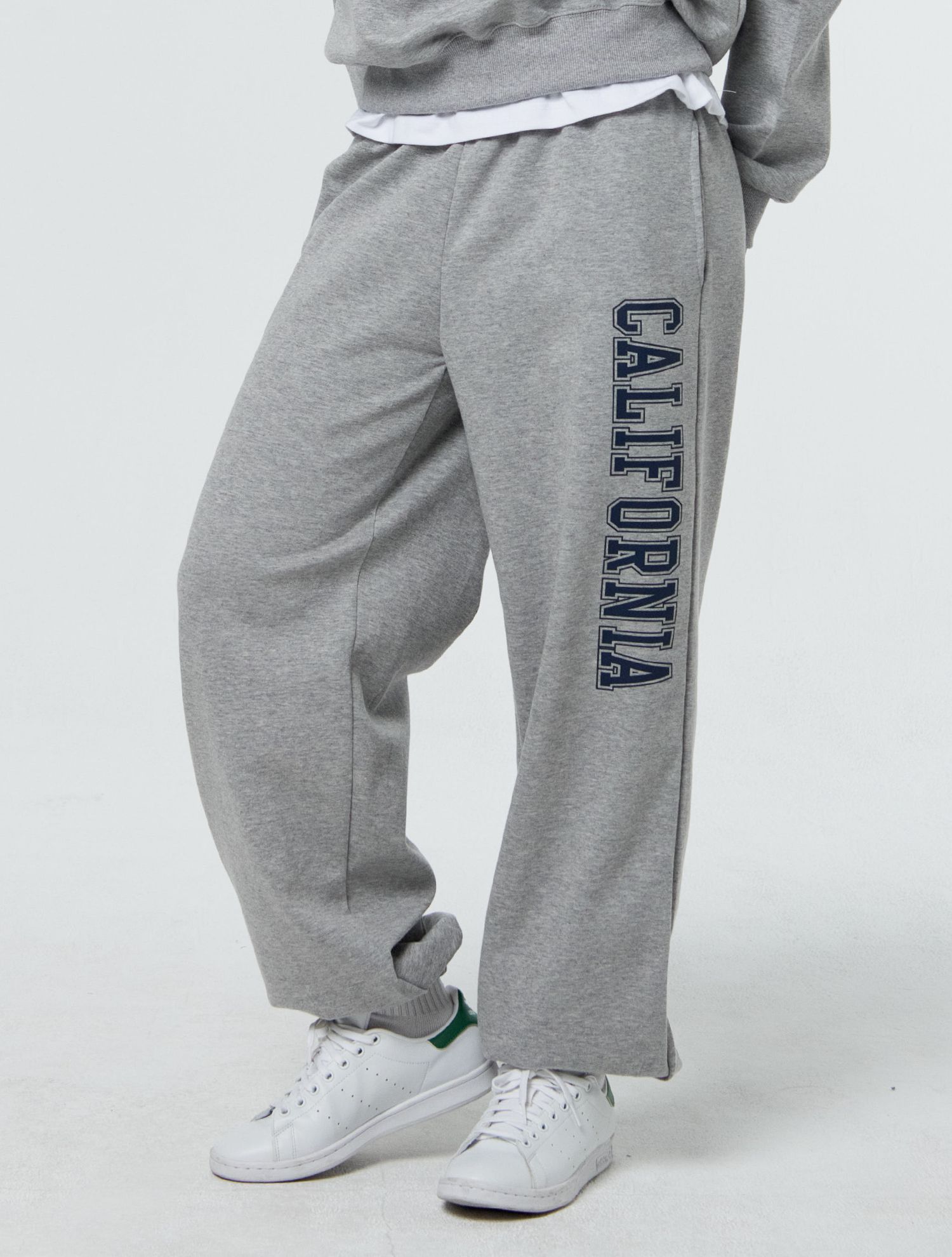 MUSINSA | PAPERBOY California Wide Jogger Pants-Melange