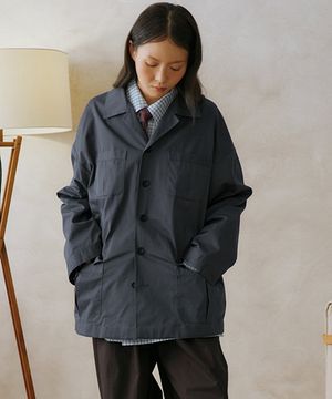 유니섹스 사파리 자켓 그레이