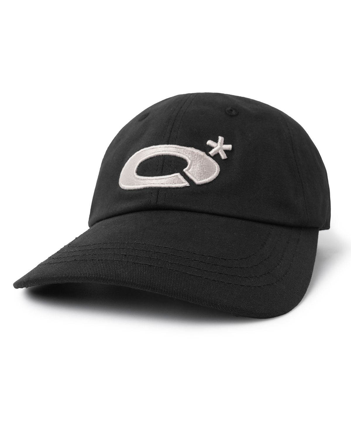 오픈야드(오와이)(OPENYARD(OY)) EMBROIDERED O LOGO CAP - BLACK