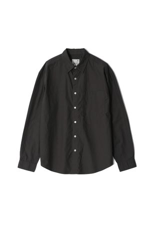 Jane Solid Extra Typewriter Shirt Charcoal