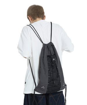 DRAWSTRING GYM SACK - CHARCOAL