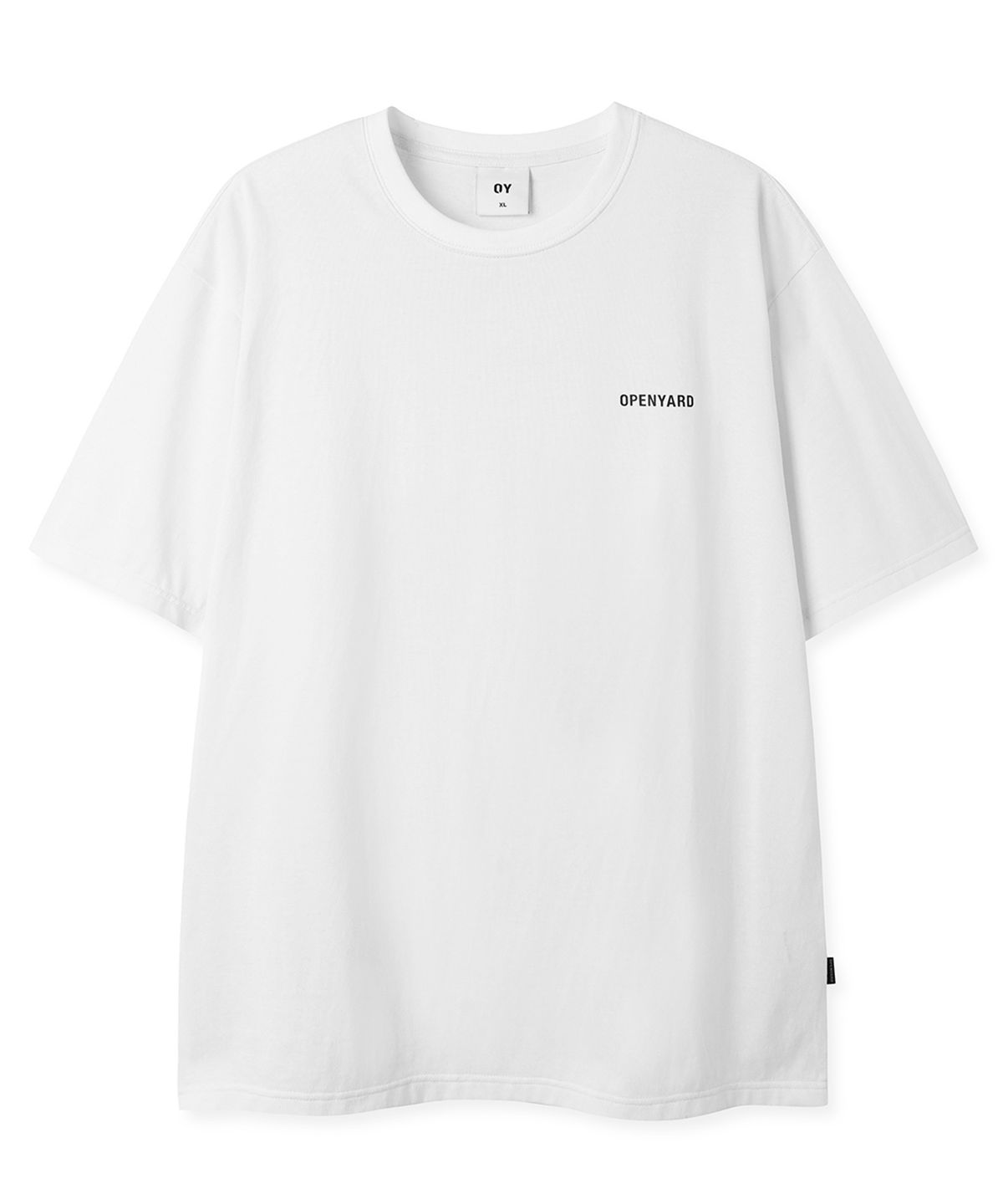 오픈야드(오와이)(OPENYARD(OY)) BASIC LOGO TEE - WHITE