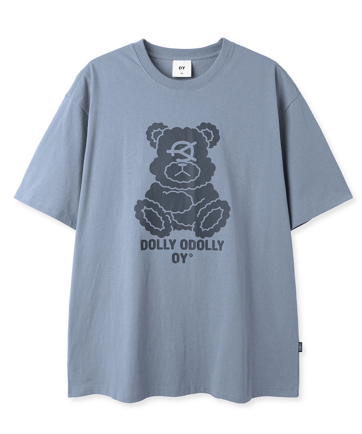 오픈야드(오와이)(OPENYARD(OY)) LOGO DOLLY TEE - BLUE GREY
