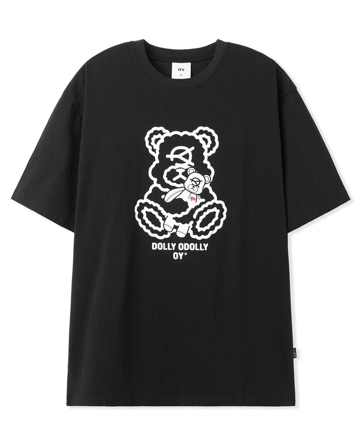 오픈야드(오와이)(OPENYARD(OY)) HUG DOLLY TEE - BLACK