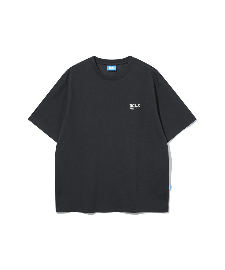 남녀공용 분또 라운드 반팔 티셔츠[BLACK](UBRST82)