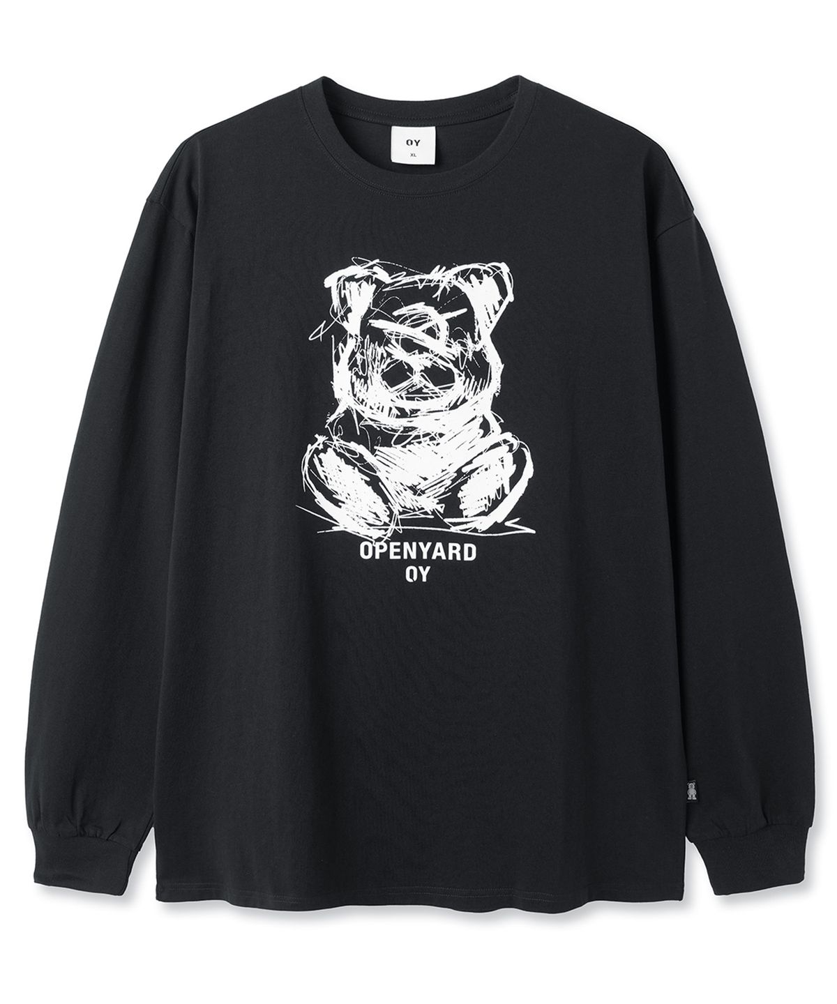 오픈야드(오와이)(OPENYARD(OY)) SKETCH ODOLLY L/S TEE - BLACK