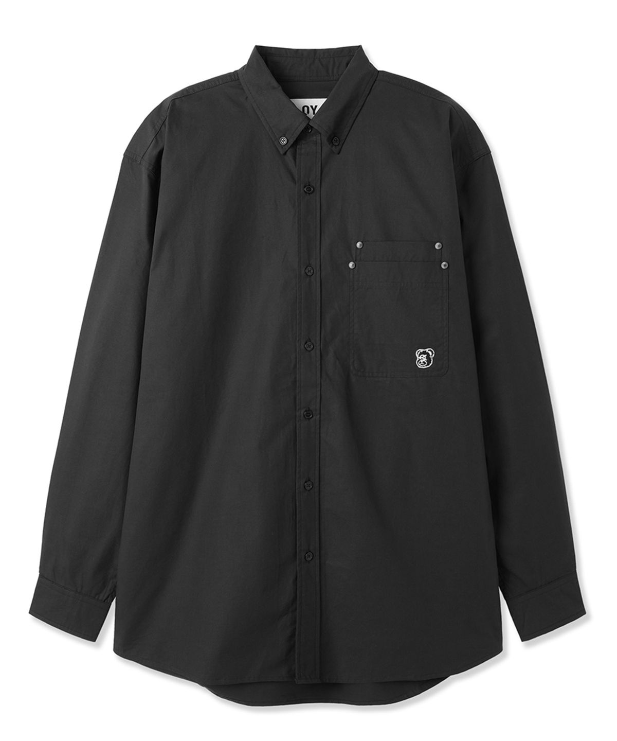 오픈야드(오와이)(OPENYARD(OY)) DUAL POCKET SHIRT - BLACK