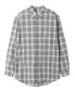 DUAL POCKET CHECK SHIRT - BLACK