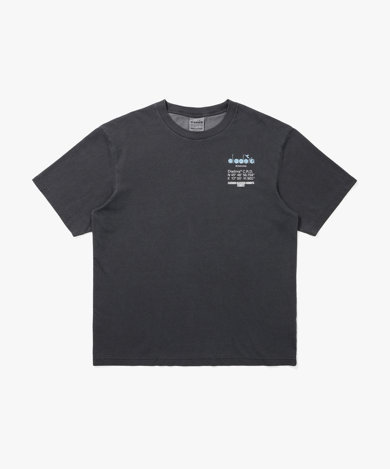 가먼트다잉 그래픽 반팔 티셔츠 GREY
