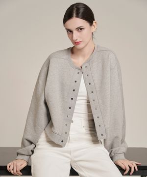 코튼 블루종 - 그레이